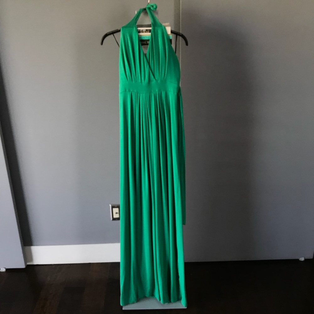 Green Maxi Avaleigh Halter Dress in S